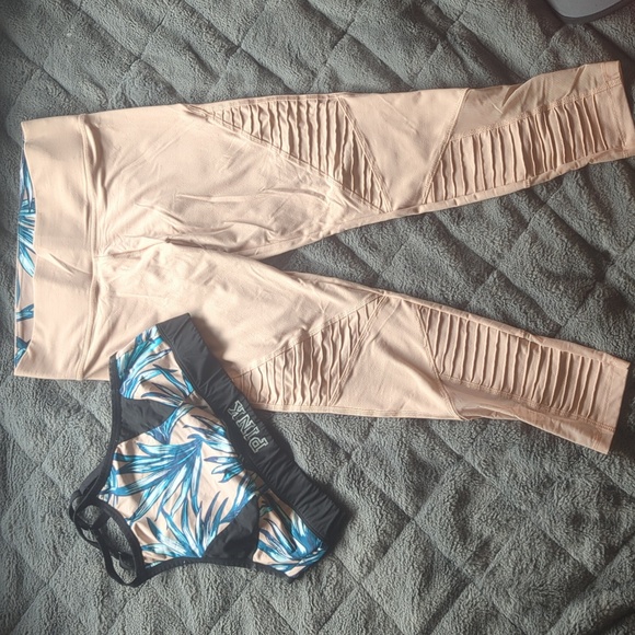 Vs PINK leggings set small - Picture 3 of 4